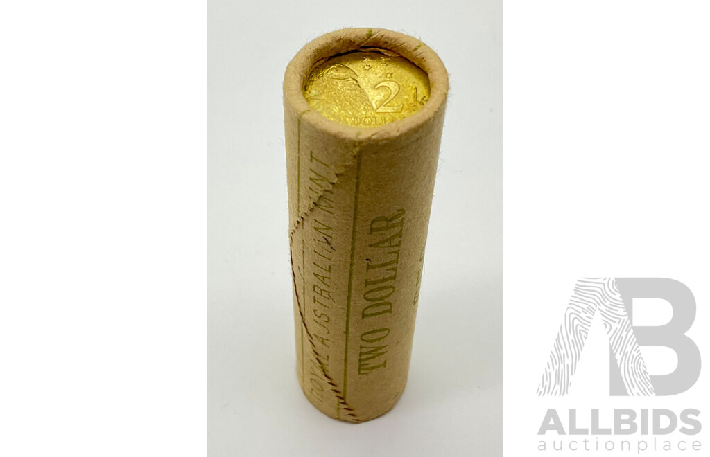 Australian RAM 1988 Two Dollar Coin Roll, Aboriginal Elder, First Year Issue