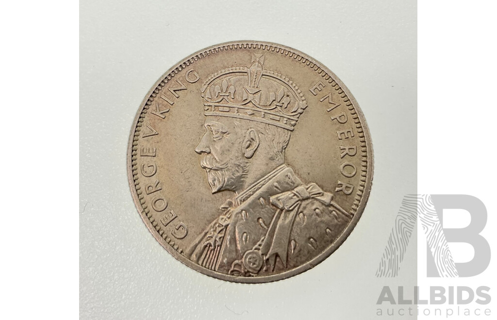 Rare Australian 1934-35 Silver KGV Florin, Commemorative Victoria Centenary .925