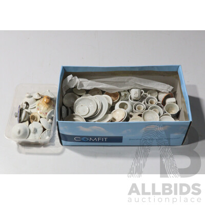 Collection Antique Dolls House Crockery