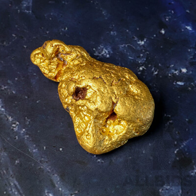 Gold Nugget, XRF 22+CT, 107.39 Grams - Origin Western Australia