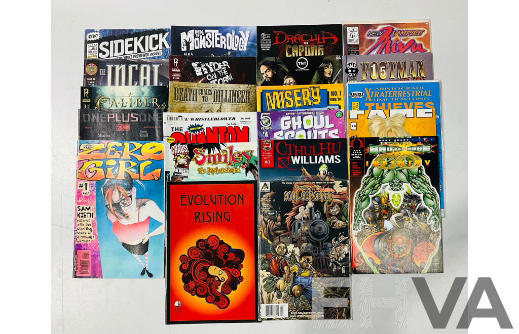 Collection of Single Issue Comics From Several Publishers Including Chaos Comics, Arcane, Homage Comics and More