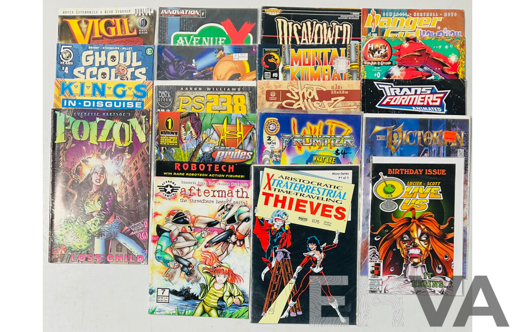 Collection of Single Issue Comics From Several Titles Including Mortal Kombat, Transformers Animated: Rise of Safeguard and Much More