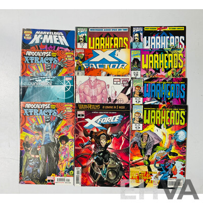 Collection of Marvel Comics Single Issues Including Warheads, X-factor, Newuniversal and More