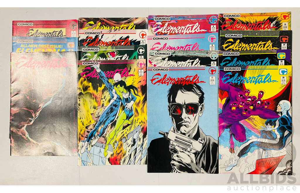 Comico Single Issues Collecting Elementals #1-#11, #19, #24-#26 and Elementals Special