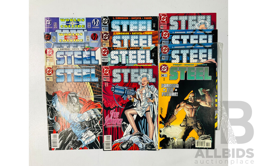 Collection of Steel Single Issues From DC