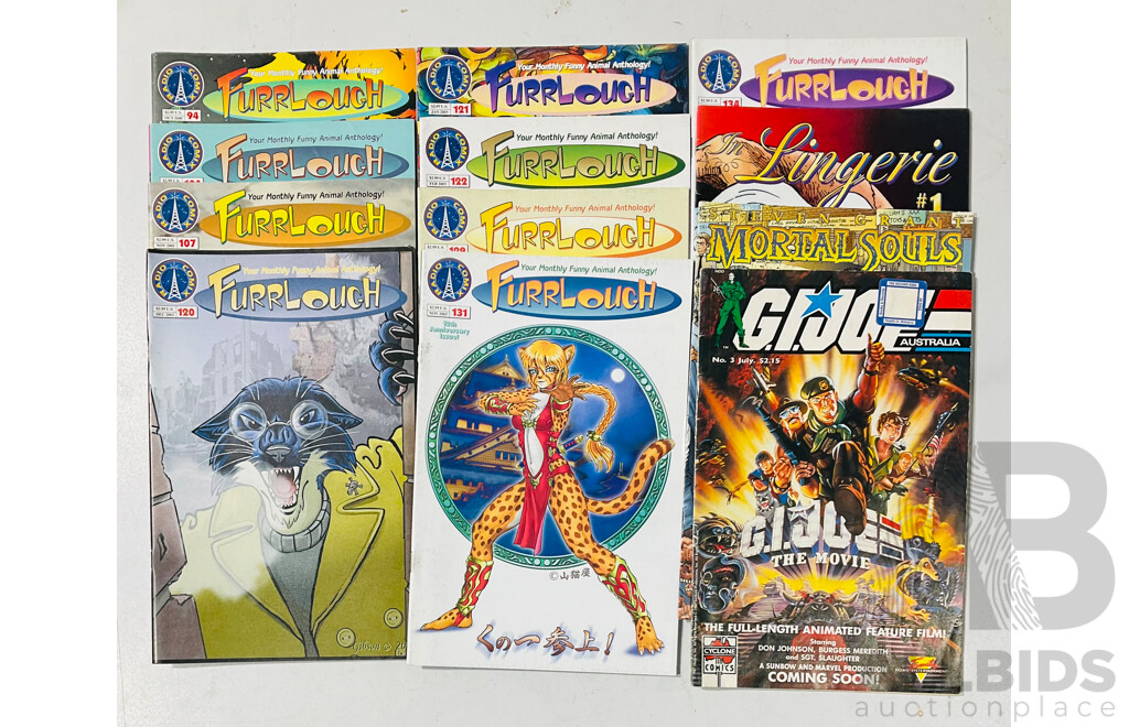 Collection of Single Issue Comics From Several Publishers Including Radio Comix, Cyclone Comics, Avatar and More