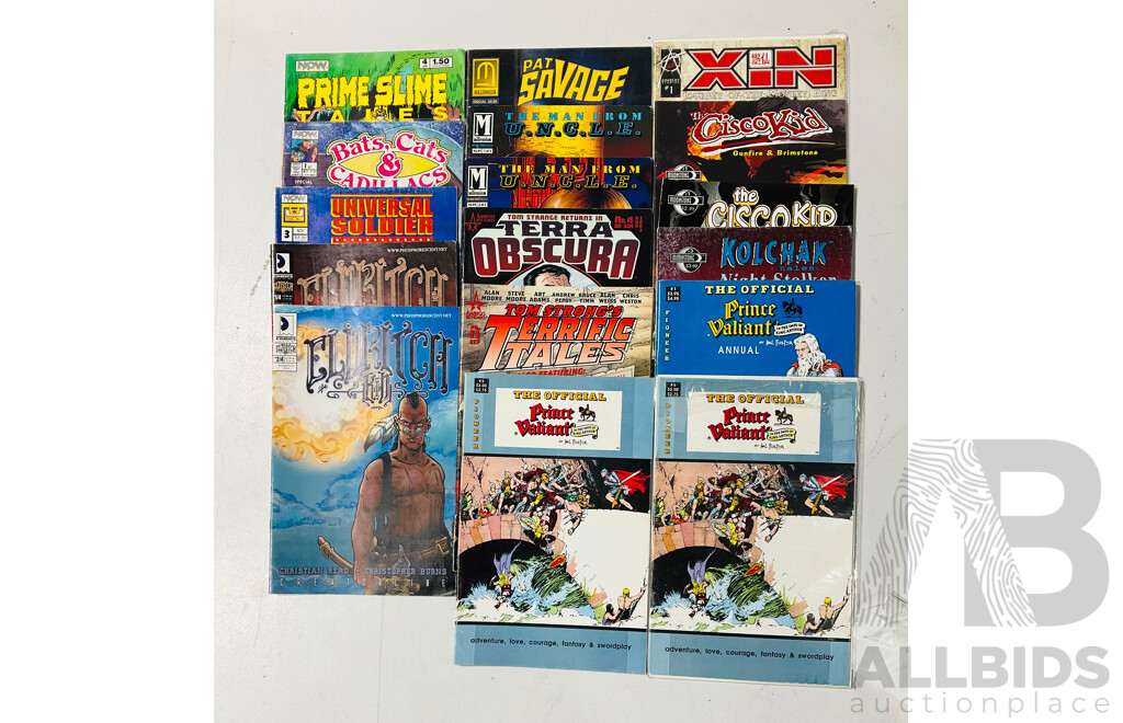 Collection of Single Issue Comics From Several Publishers Including Millenium Comics, Now Comics, Anarchy Comics and More