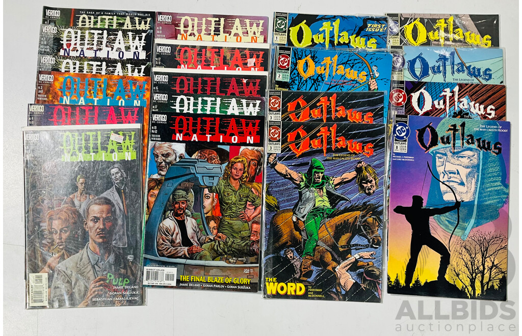 Collection of DC Comics Single Issues From, Outlaws and Outlaw Nation