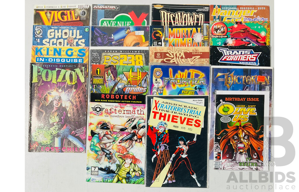Collection of Single Issue Comics From Several Titles Including Mortal Kombat, Transformers Animated: Rise of Safeguard and Much More