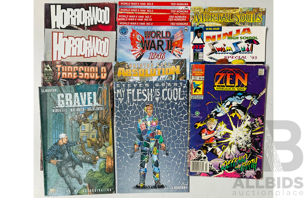 Collection of Comics From Several Publishers Including Avatar, Antarctic Press and Archie