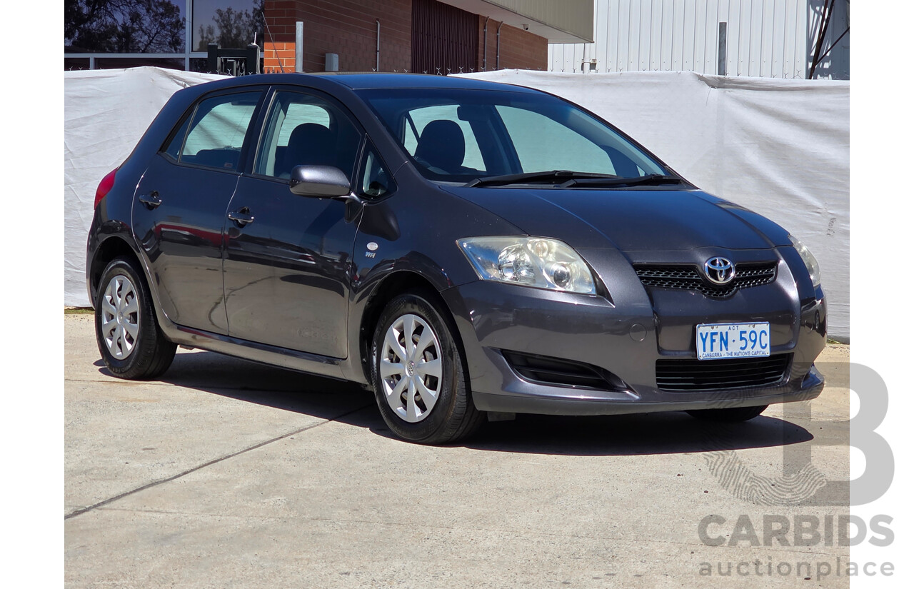 5/2007 Toyota Corolla Ascent ZRE152R 5d Hatchback Grey 1.8L