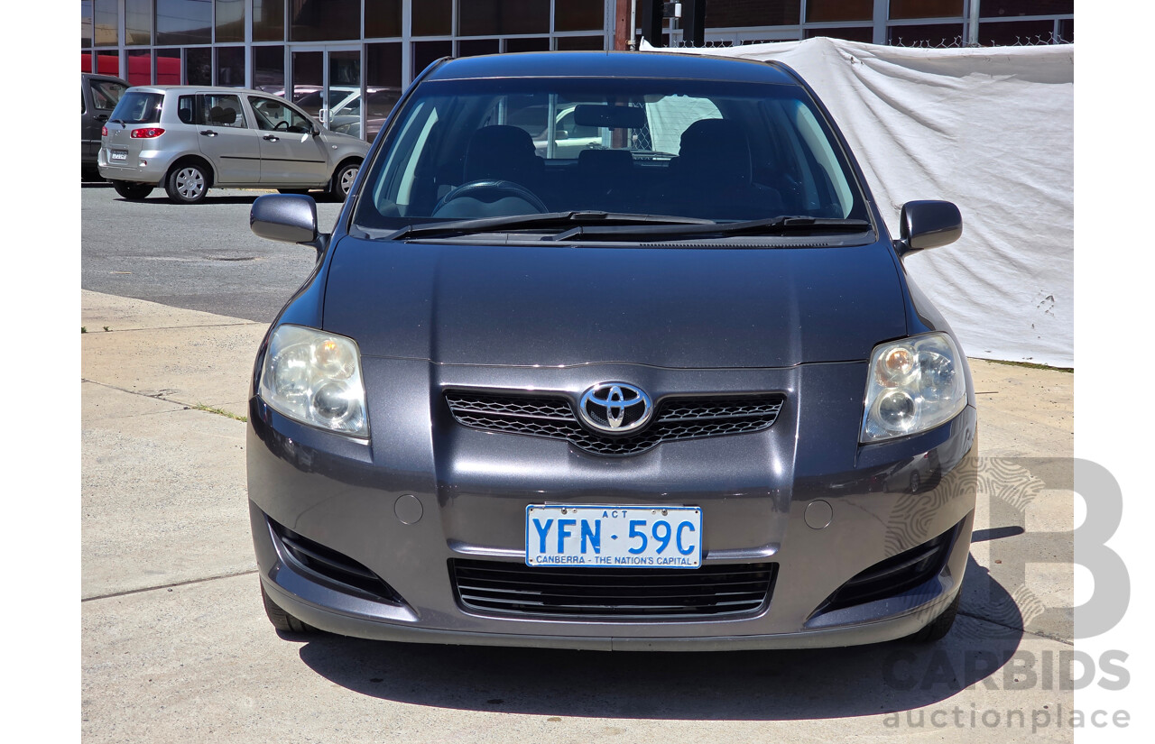 5/2007 Toyota Corolla Ascent ZRE152R 5d Hatchback Grey 1.8L