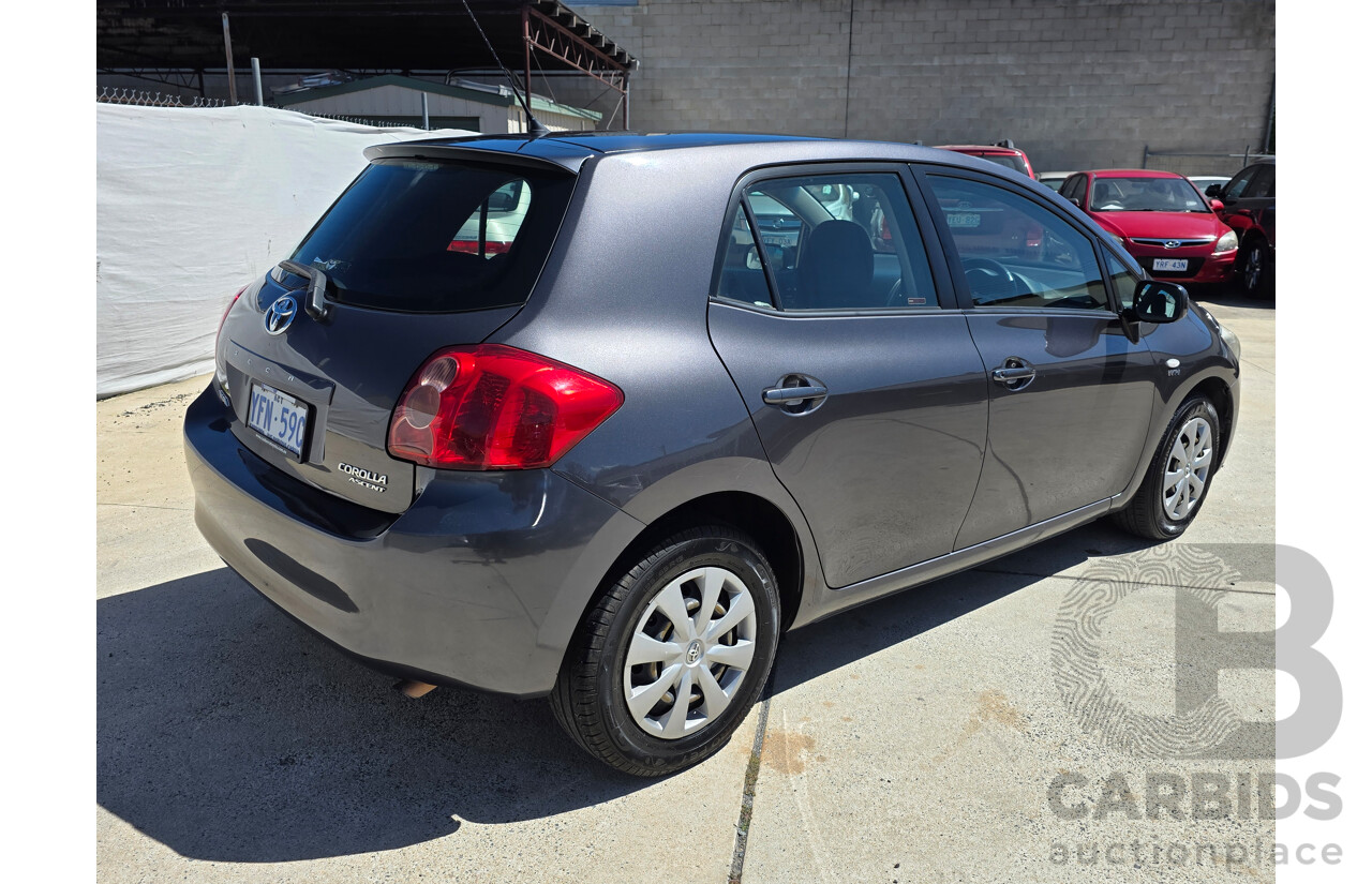 5/2007 Toyota Corolla Ascent ZRE152R 5d Hatchback Grey 1.8L