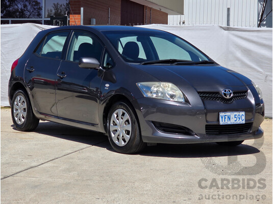 5/2007 Toyota Corolla Ascent ZRE152R 5d Hatchback Grey 1.8L