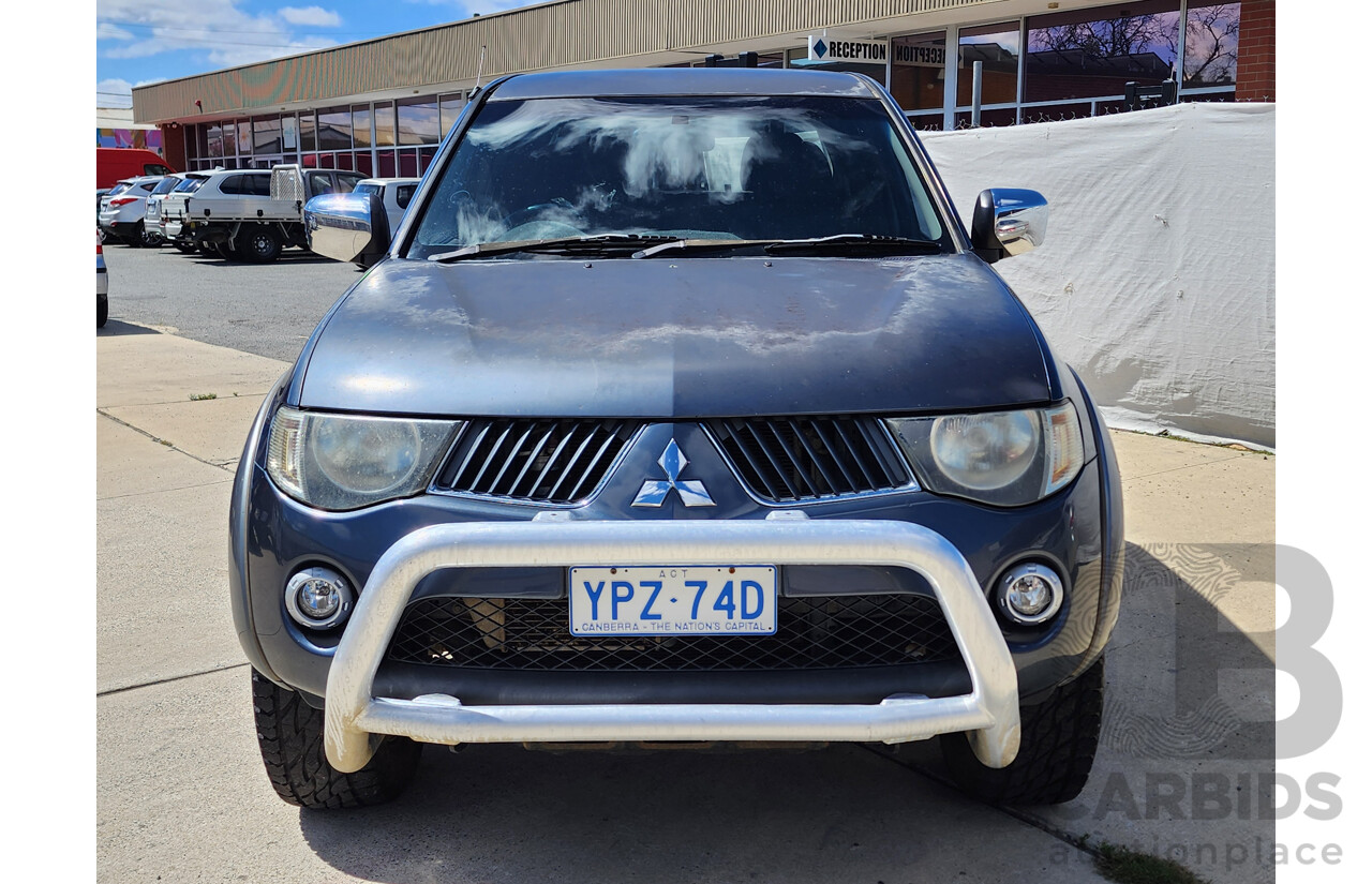 9/2009 Mitsubishi Triton Glx-R (4x4) ML MY09 Double Cab Utility Grey 3.2L