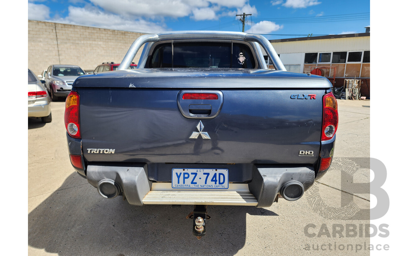 9/2009 Mitsubishi Triton Glx-R (4x4) ML MY09 Double Cab Utility Grey 3.2L