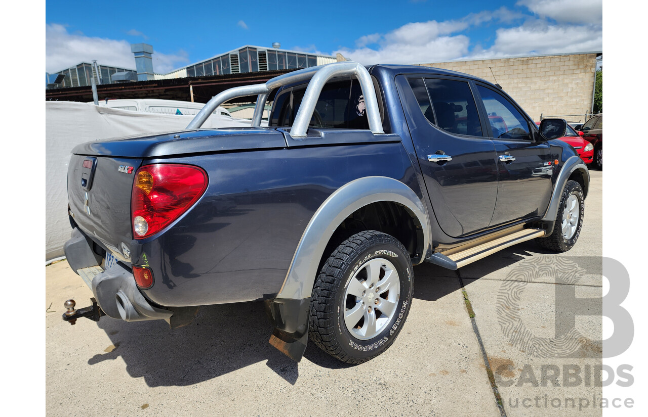 9/2009 Mitsubishi Triton Glx-R (4x4) ML MY09 Double Cab Utility Grey 3.2L