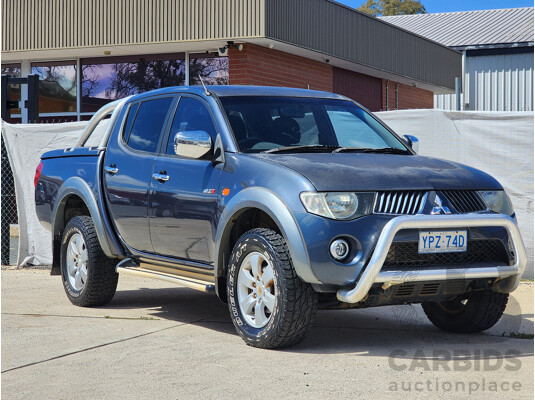 9/2009 Mitsubishi Triton Glx-R (4x4) ML MY09 Double Cab Utility Grey 3.2L