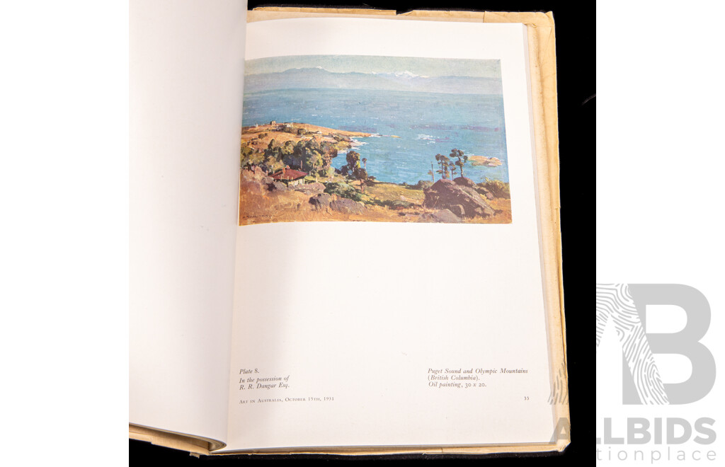 Wonderful Collection of Antique Art in Australia Quarterly Magazines From 1923, 1930, 1931, 1934, 1936 (x2) and 1937, Edited by Sydney Ure Smith (1887-1949) & Leon Gellert (1892-1977), (7)
