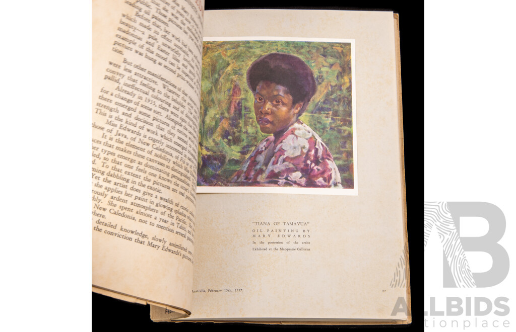 Wonderful Collection of Antique Art in Australia Quarterly Magazines From 1923, 1930, 1931, 1934, 1936 (x2) and 1937, Edited by Sydney Ure Smith (1887-1949) & Leon Gellert (1892-1977), (7)