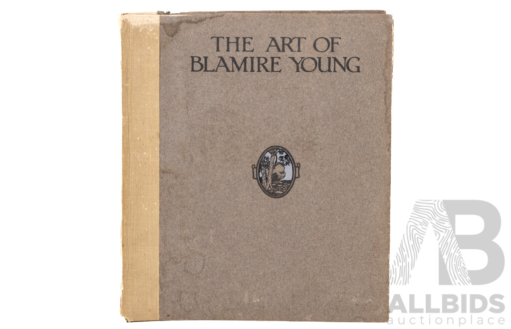Amazing Lot of Five Antique & Vintage Australian Art-Related Books Including Art in Australia Quarterly Edition From 1930 on Norman Lindsay, the Art of Blamire Young (1921) and More (5)
