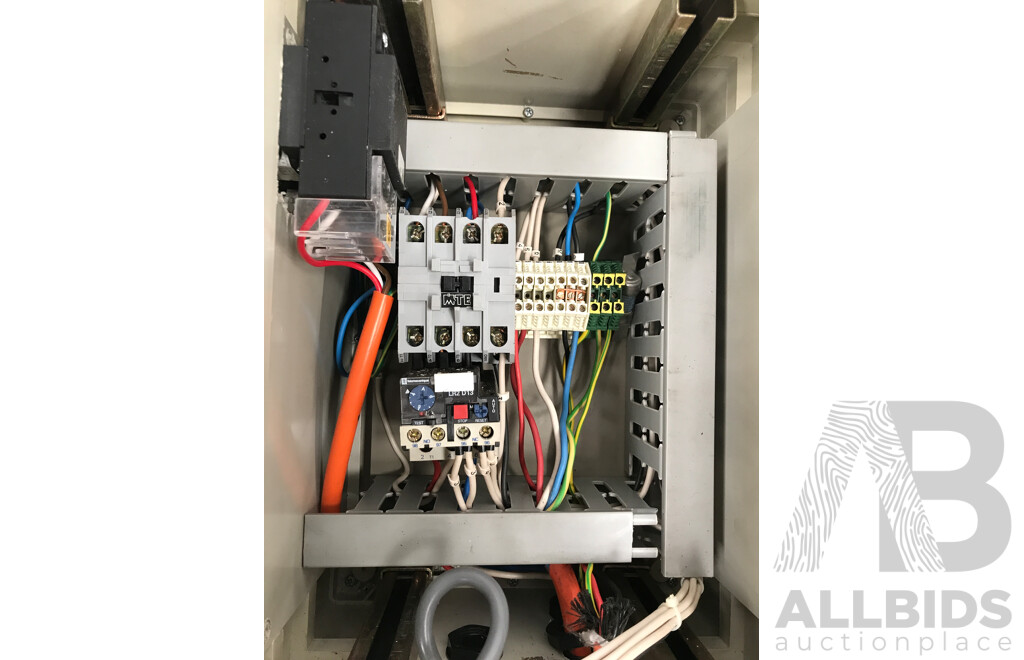 Electrical Box Enclosure with Starter Control Panel