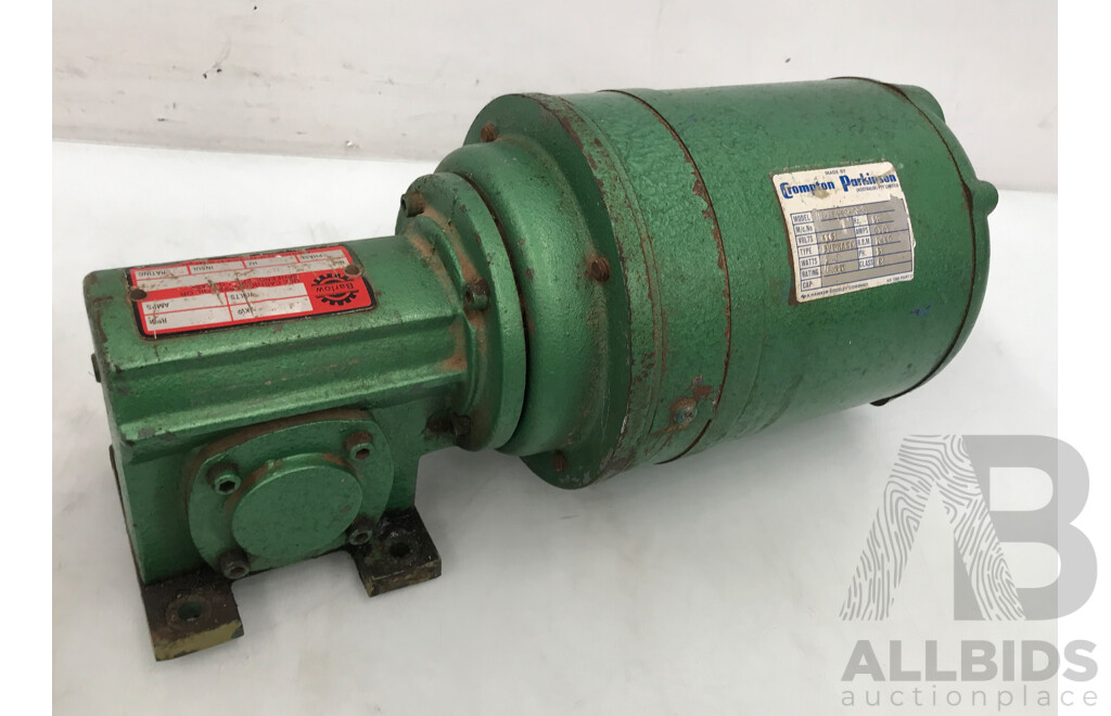 Crompton Parkinson 3 Phase 415V Motor