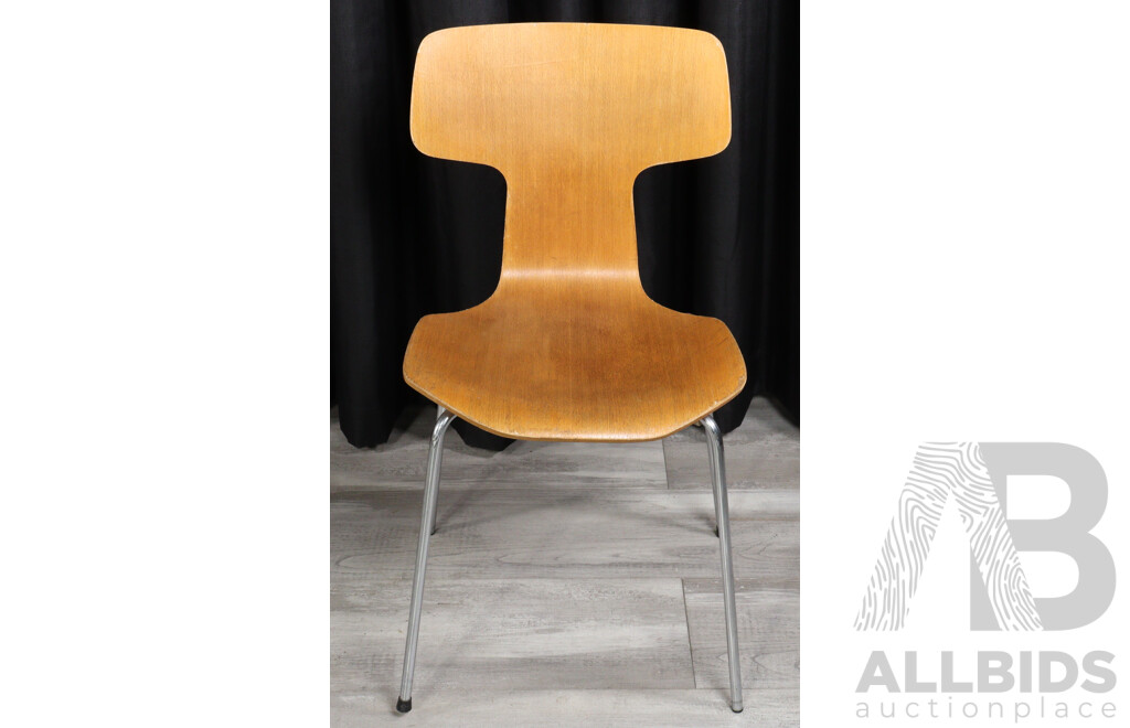 Set 6 Model 3103 Chairs by Arne Jacobsen for Fritz Hansen