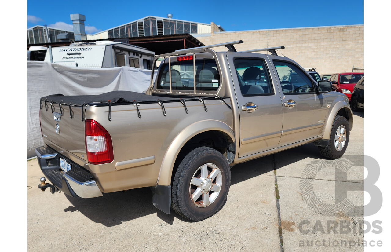 9/2004 Holden Rodeo LT RA Crew Cab P/Up Gold 3.5L