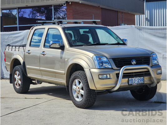 9/2004 Holden Rodeo LT RA Crew Cab P/Up Gold 3.5L