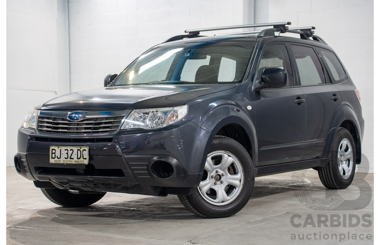 9/2010 Subaru Forester X MY10 4d Wagon Dark Grey Metallic 2.5L