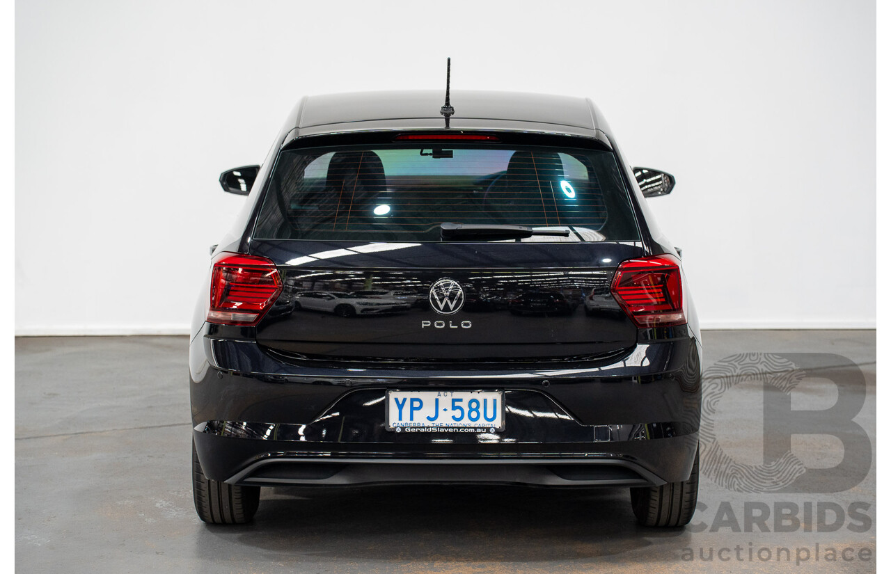 11/2021 Volkswagen Polo 70TSI TRENDLINE FWD AW MY21 5D Hatchback Black 1.0L