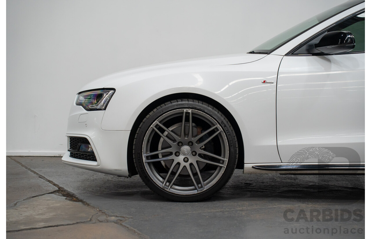 7/2014 Audi A5 2.0 TFSI Quattro (AWD) 8T MY14 2d Coupe Ibis White Turbo 2.0L