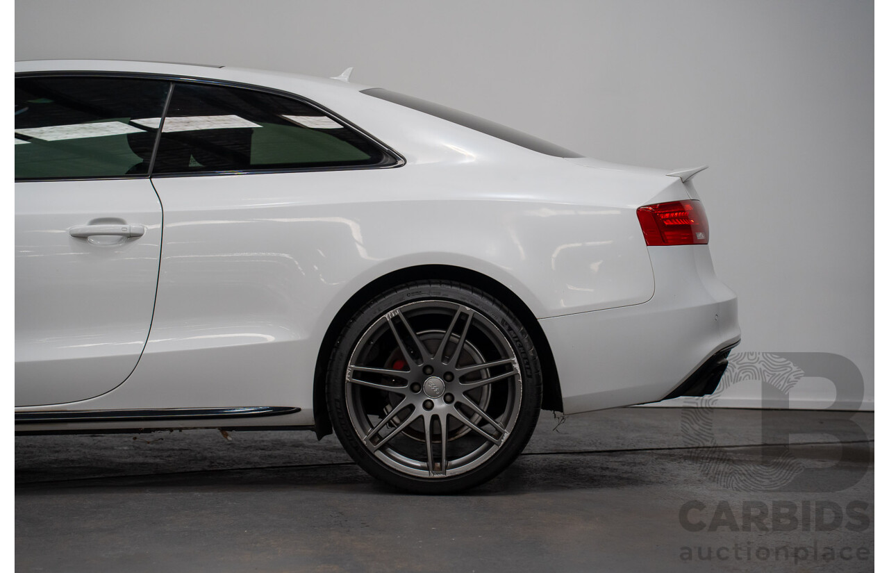 7/2014 Audi A5 2.0 TFSI Quattro (AWD) 8T MY14 2d Coupe Ibis White Turbo 2.0L