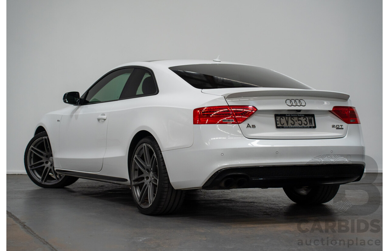 7/2014 Audi A5 2.0 TFSI Quattro (AWD) 8T MY14 2d Coupe Ibis White Turbo 2.0L