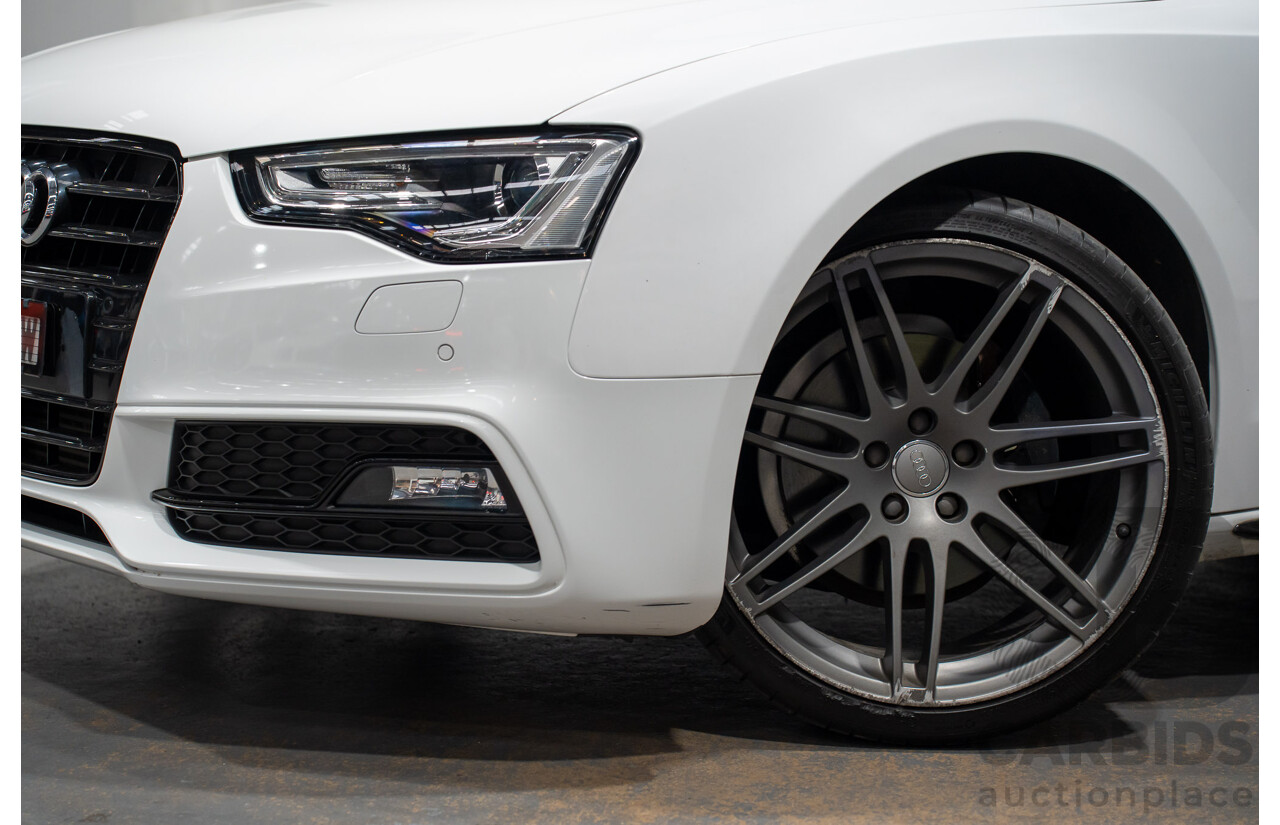 7/2014 Audi A5 2.0 TFSI Quattro (AWD) 8T MY14 2d Coupe Ibis White Turbo 2.0L