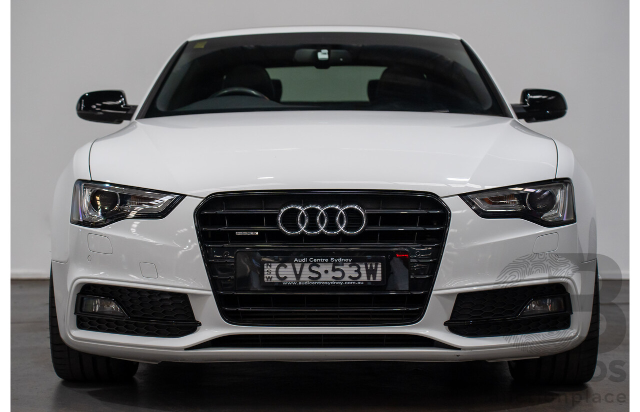 7/2014 Audi A5 2.0 TFSI Quattro (AWD) 8T MY14 2d Coupe Ibis White Turbo 2.0L