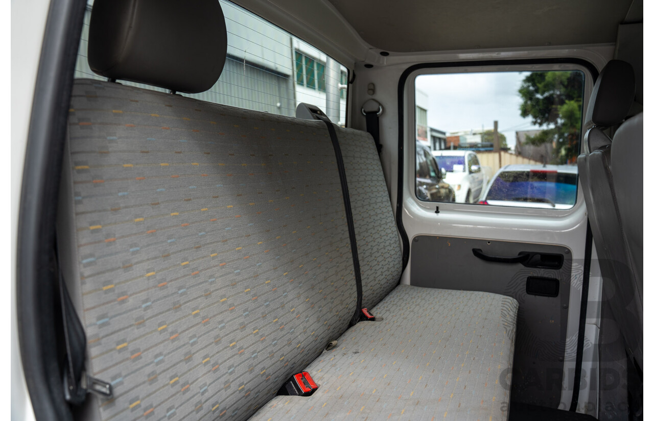 9/2010 Volkswagen Transporter 132 TDI LWB T5 MY10 Dual C/Chas White 2.0L