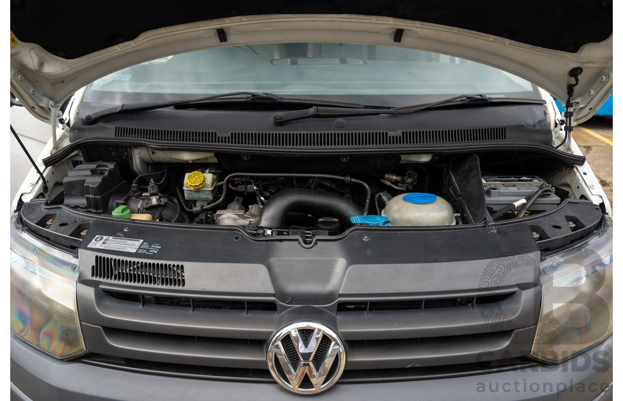 9/2010 Volkswagen Transporter 132 TDI LWB T5 MY10 Dual C/Chas White 2.0L