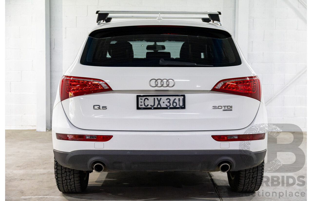 9/2012 Audi Q5 3.0 TDI Quattro 8R MY12 4d Wagon Ibis White Turbo Diesel 3.0L