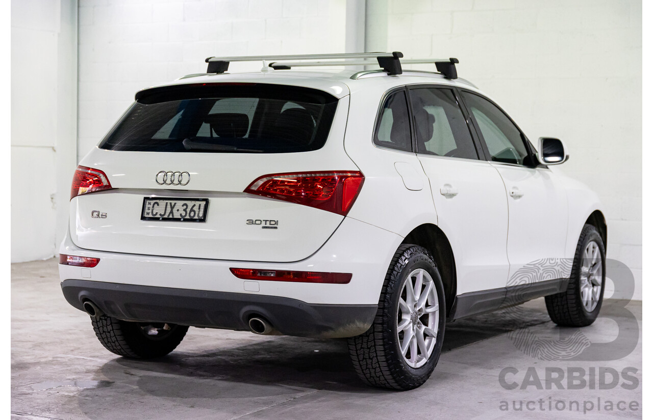 9/2012 Audi Q5 3.0 TDI Quattro 8R MY12 4d Wagon Ibis White Turbo Diesel 3.0L