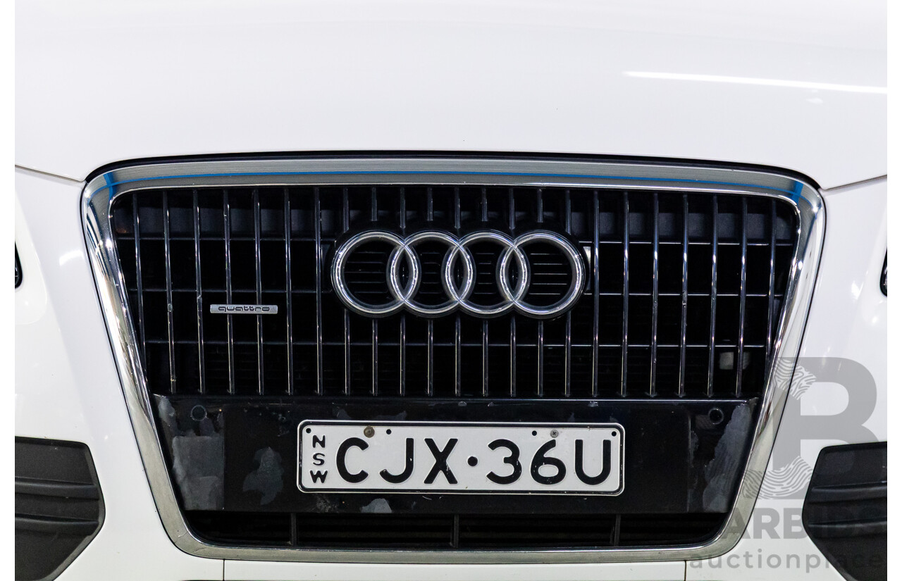 9/2012 Audi Q5 3.0 TDI Quattro 8R MY12 4d Wagon Ibis White Turbo Diesel 3.0L