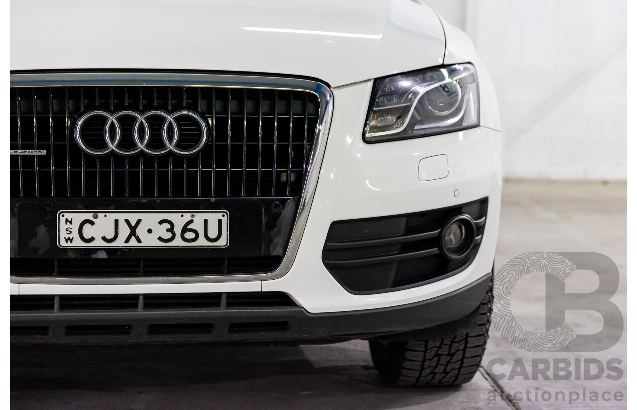 9/2012 Audi Q5 3.0 TDI Quattro 8R MY12 4d Wagon Ibis White Turbo Diesel 3.0L