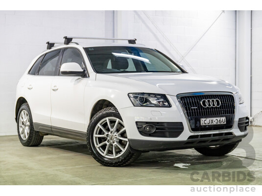 9/2012 Audi Q5 3.0 TDI Quattro 8R MY12 4d Wagon Ibis White Turbo Diesel 3.0L