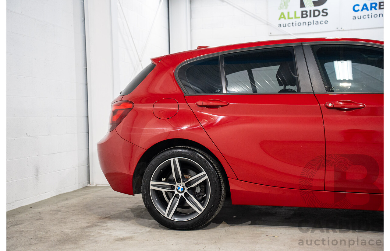 4/2015 BMW 116i Sportline F20 MY15 5d Hatchback Crimson Red Turbo 1.6L