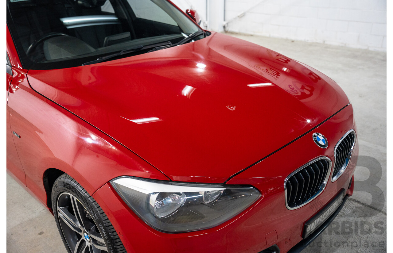 4/2015 BMW 116i Sportline F20 MY15 5d Hatchback Crimson Red Turbo 1.6L