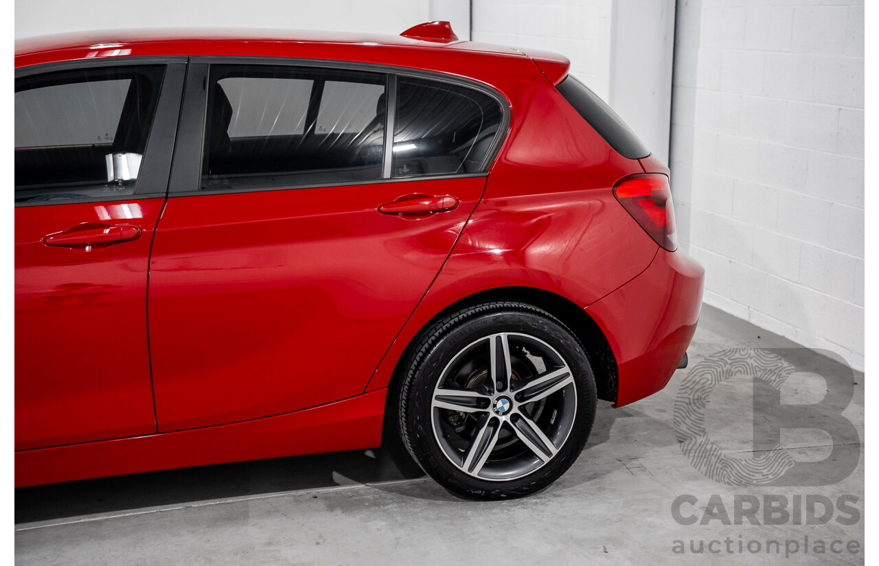 4/2015 BMW 116i Sportline F20 MY15 5d Hatchback Crimson Red Turbo 1.6L