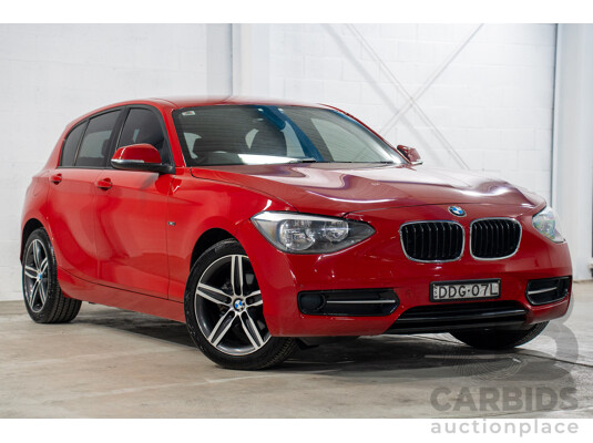 4/2015 BMW 116i Sportline F20 MY15 5d Hatchback Crimson Red Turbo 1.6L