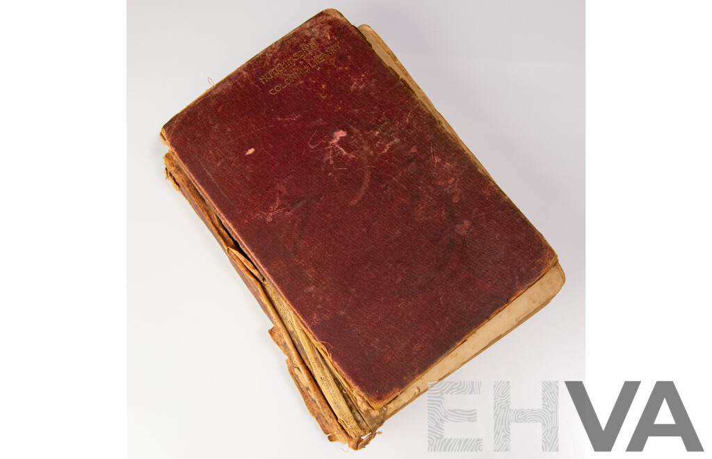 Extremely Rare First Colonial Edition, Bram Stoker's Dracula, Hutchinsons Colonial Edition, Hutchinson & Co, London, 1897, Cloth Bound Hardcover