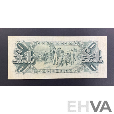 Australian 1932 One Pound Note, Riddle/Sheehan R27b, K79 786507, High Grade